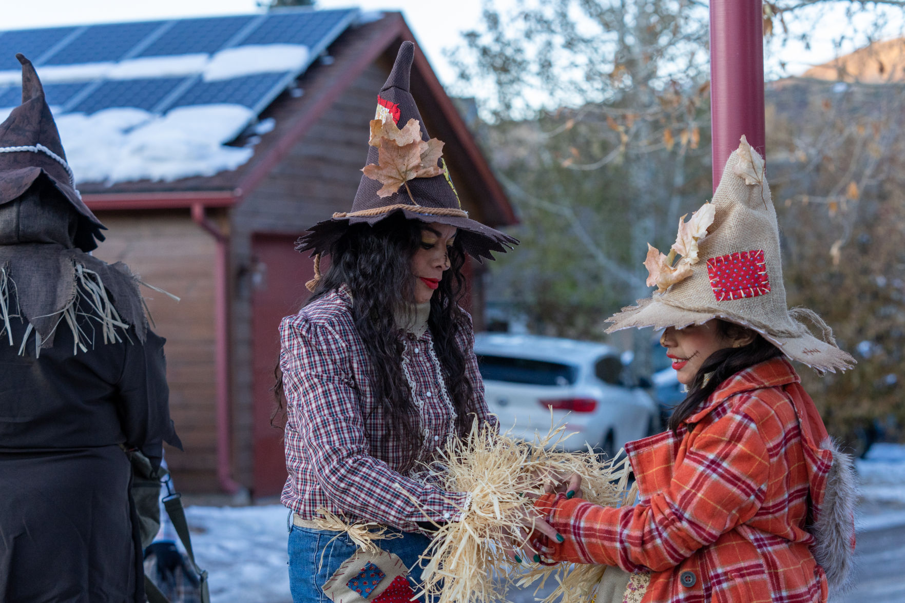 North fourty scarecrows